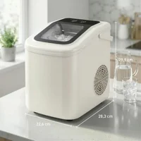 Machine à glaçons autonettoyante Homcom 12 kg/24h, 9 glaçons prêts en 7 minutes 3