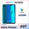 HONOR Y9-2019 Smartphone Global Firmware 6.5-inch Battery 4000 mAh Dual SIM CPU Haisi Qilin 710 used phone