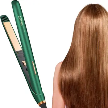 Piastra per capelli professionale da salone, ferro da stiro, riscaldamento rapido, ioni negativi, strumento per lo styling dritto e riccioli, regalo per le donne 1