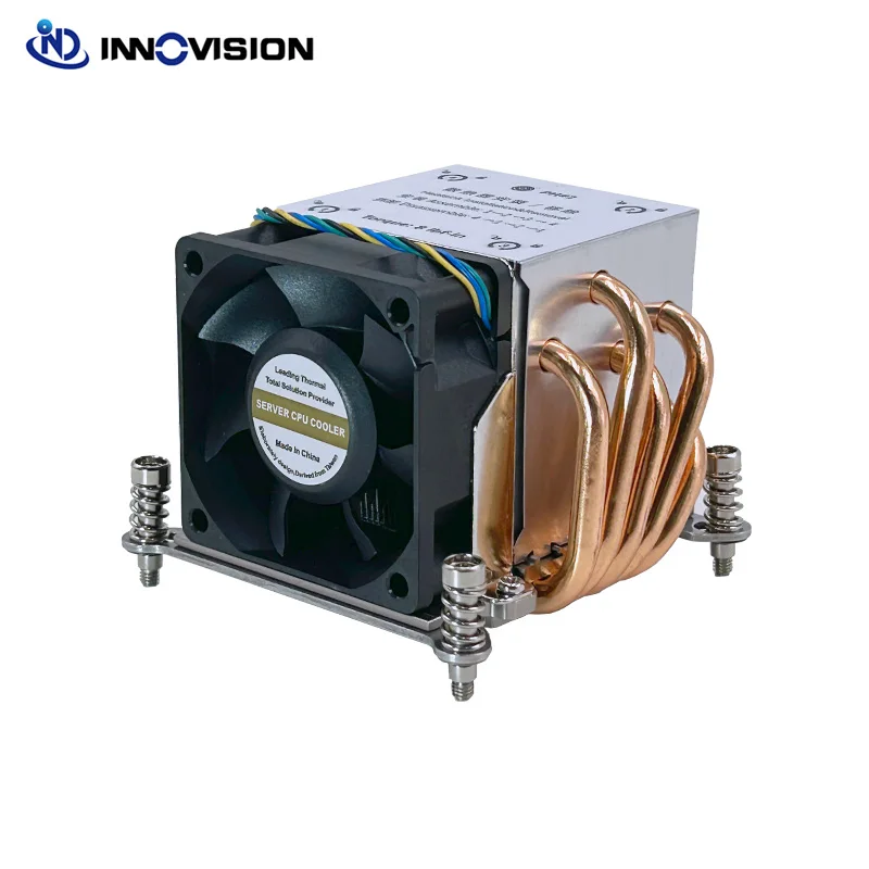 Dissipador de Calor Quadrado com Tubos de Aquecimento para Intel Xeon Série x Ventilador 2u Cooler Alto Desempenho Lga2011 2066