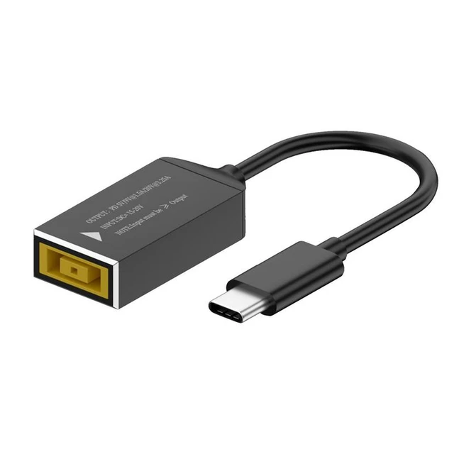 Adaptateur d'alimentation USB type C vers DC, câble d'alimentation PD,  baril de prise rond, embouts de connecteur de charge pour ordinateur  portable - AliExpress