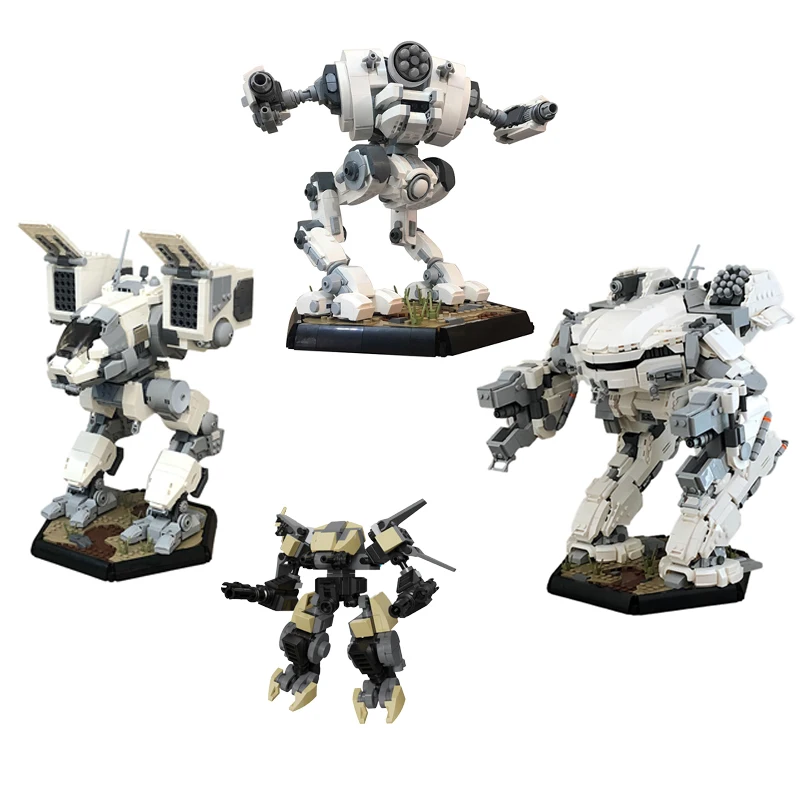 Battletech Catapulta King Crab Mech Building Blocks Set Armatura Militare Modello Robot Giocattoli Creativi Fai Da Te Per Bambini Regali Di Compleanno