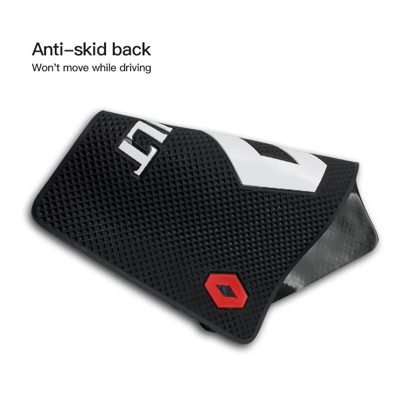 르노 클리오 콜레오스 메간 에스파스 QM6 카자르 캡처 시닉 듀스용 자동차 대시보드 미끄럼 방지 PVC 매트 실리콘 논슬립 패드