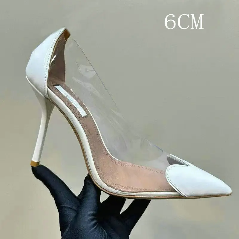 White 6CM Heel