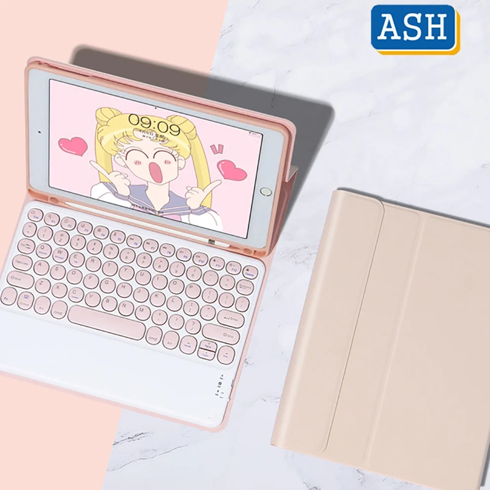Чехол с клавиатурой ASH Round Cap для Samsung Galaxy Tab S7 11 &quotSM-T870 T875 T876B Съемная Беспроводная