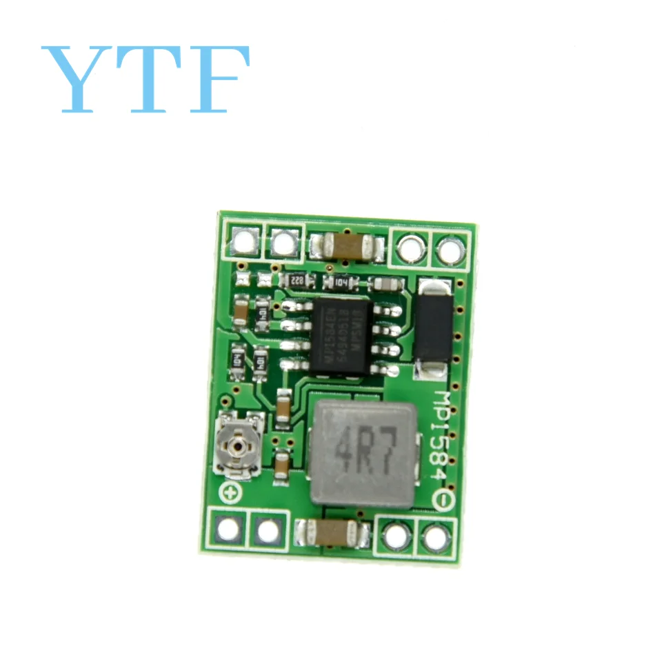 10 peças MP1584EN Módulo de Potência Reduzido DC-DC 3A Buck LM2596 Tamanho Ultra-Ultra-Pequeno