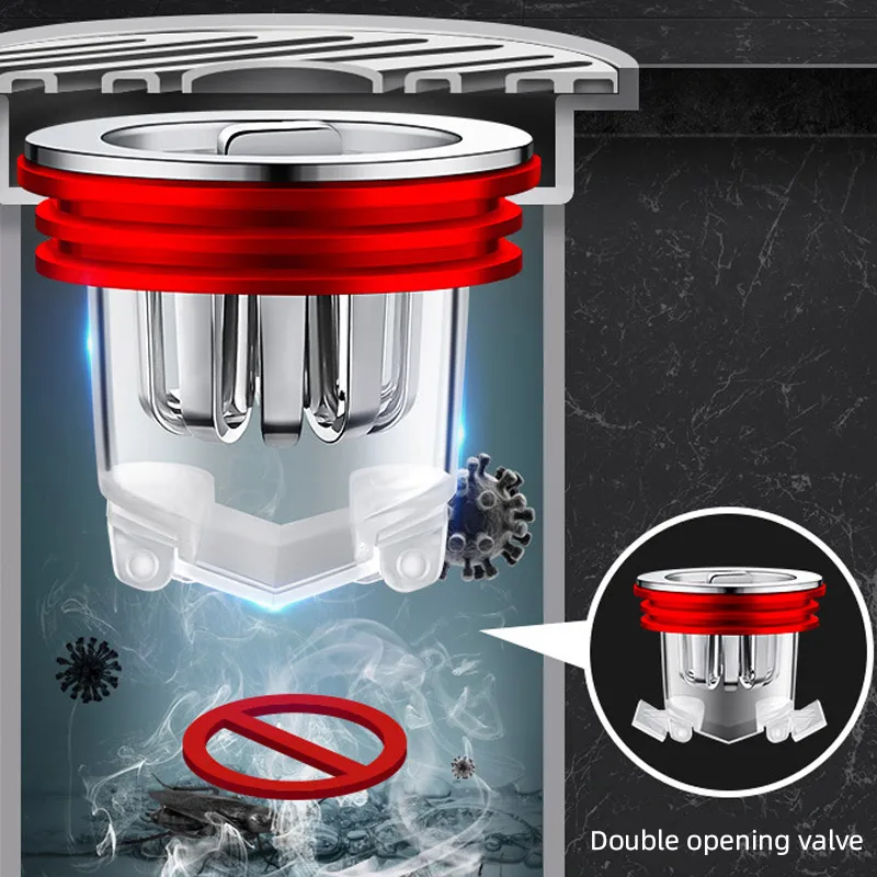 Floor Drain Core Universal Anti-insect Anti-odor Inner Core Toilet Sewer Floor Anti-blocking Drainage Core Durable