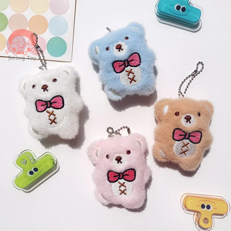 

Мультяшный медведь, брелок, детские игрушки, милые мягкие Маленькие искусственные сумки, декор для пар, друзей, детей, подвеска плюшевая кукла Gifts