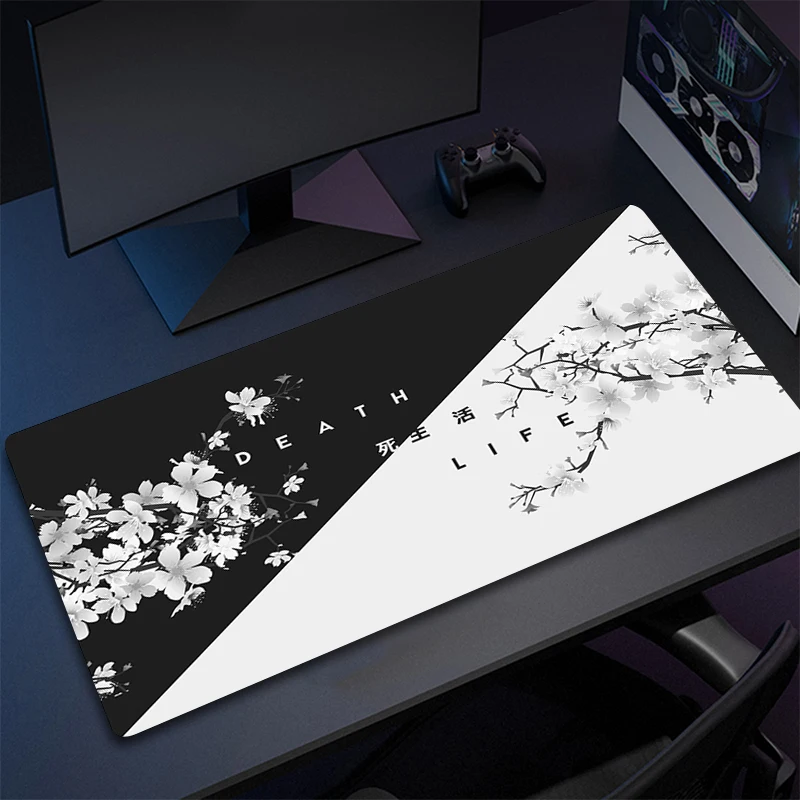 thumbnail image 1 of Nueva alfombrilla de ratón con impresión personalizada HD para PC, alfombrilla de ratón de goma con grandes olas de arte japonés, tapete de bloqueo en los bordes XXL, alfombrillas antideslizantes para, 1 of 5