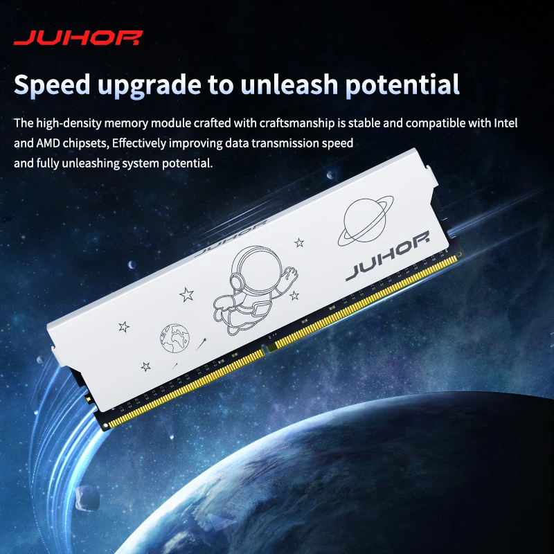 JUHOR Ram DDR4 8GB 16GB 3600MHz 3200MHz Desktop Gaming Dual Channel Dimm Memory desktop ram memory desktop memory