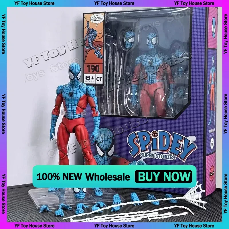 Factory Outlet】Ct Toys Spider-Man Figure Mafex 190 Web Man Shf