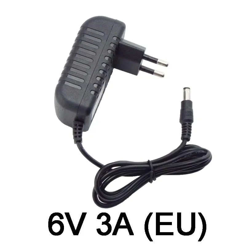 Alimentatore Universale 6V 0.3A (300mA) - 5.5x2.1mm - 100-240V DC - 1.8W