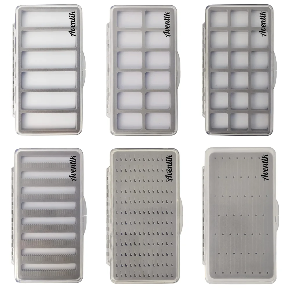 Aventik Super Slim Trasparente Pesca Con La Mosca Fly Scatola - Foto 5