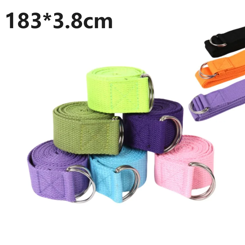 Yoga Stretch Strap Belt Multi-Colors Fitness Gym Rope For Yoga Pilates Ballet Dance Figure Shape Leg Stretching Bands Belt