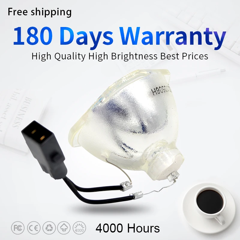 High brightness replacement of bare projection lamp ELPLP80/ELPLP78/ELPLP88/ELPLP77 ELPLP96 projection lamp