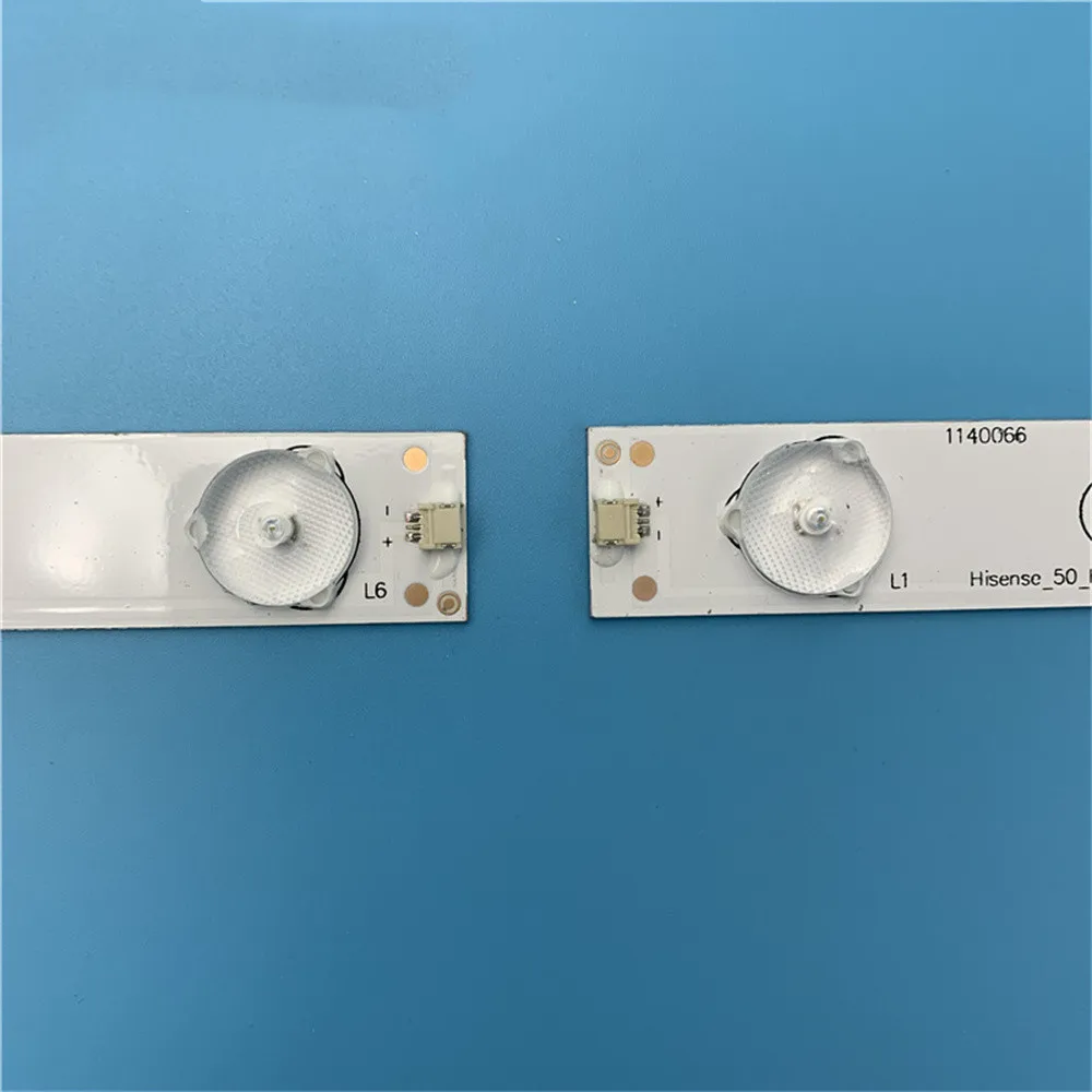 para Hisense Retroiluminação Led Tira Hisense_50_hd500du_b01_010_11x6_3030c_6s1p Led50ec620ca 50h7gb1 Led50ec590un 50ec620ca 6leds - Imagem 4