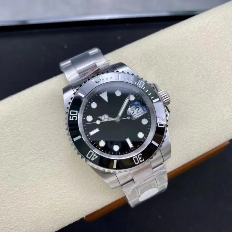 40mm Watch for Man 904L 2813 8215 Luxury Automatic Movement Sapphire Glass Watches