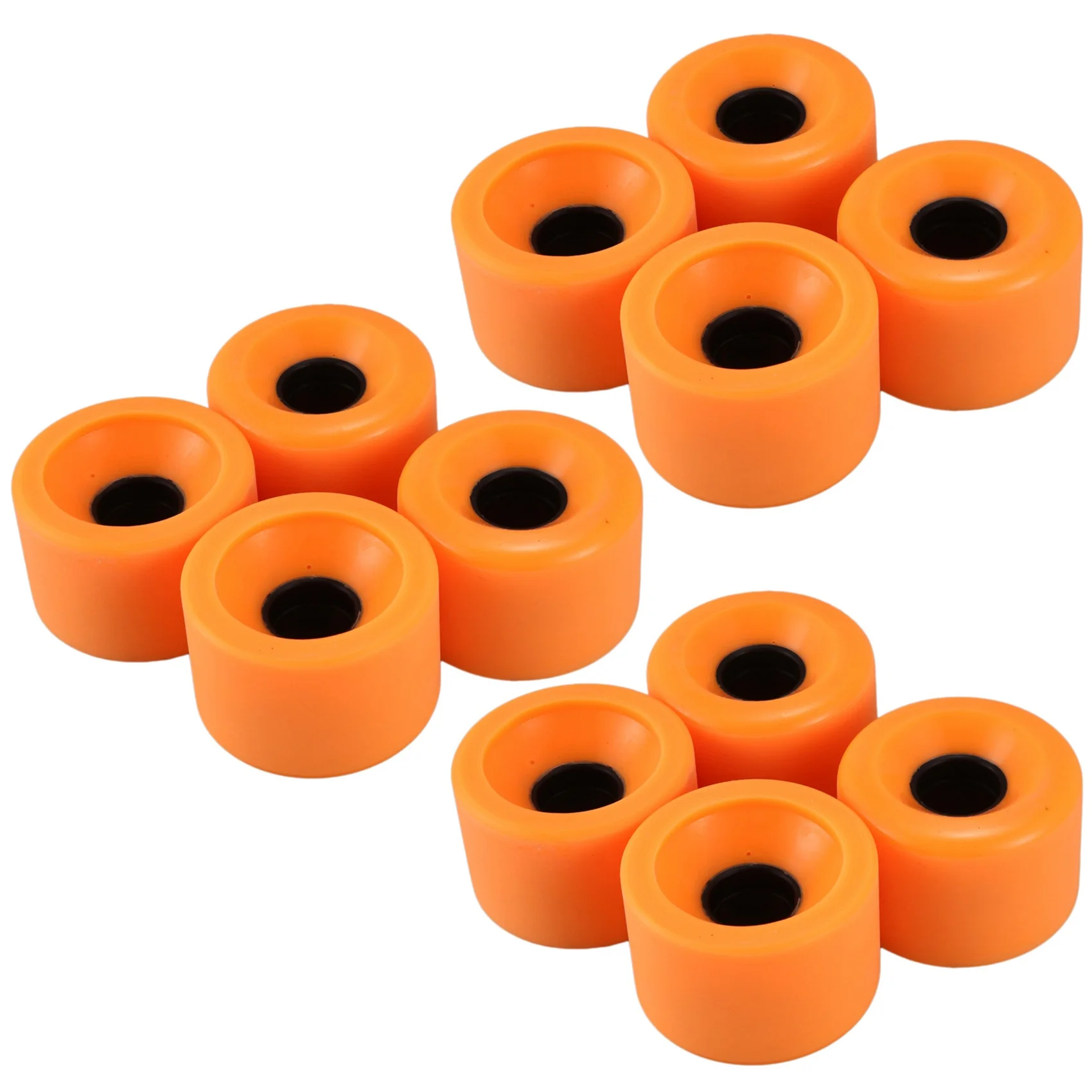 12 Pack Skateboard Wheels Elastic PU Wearable Flexible Durable 65X45 PU