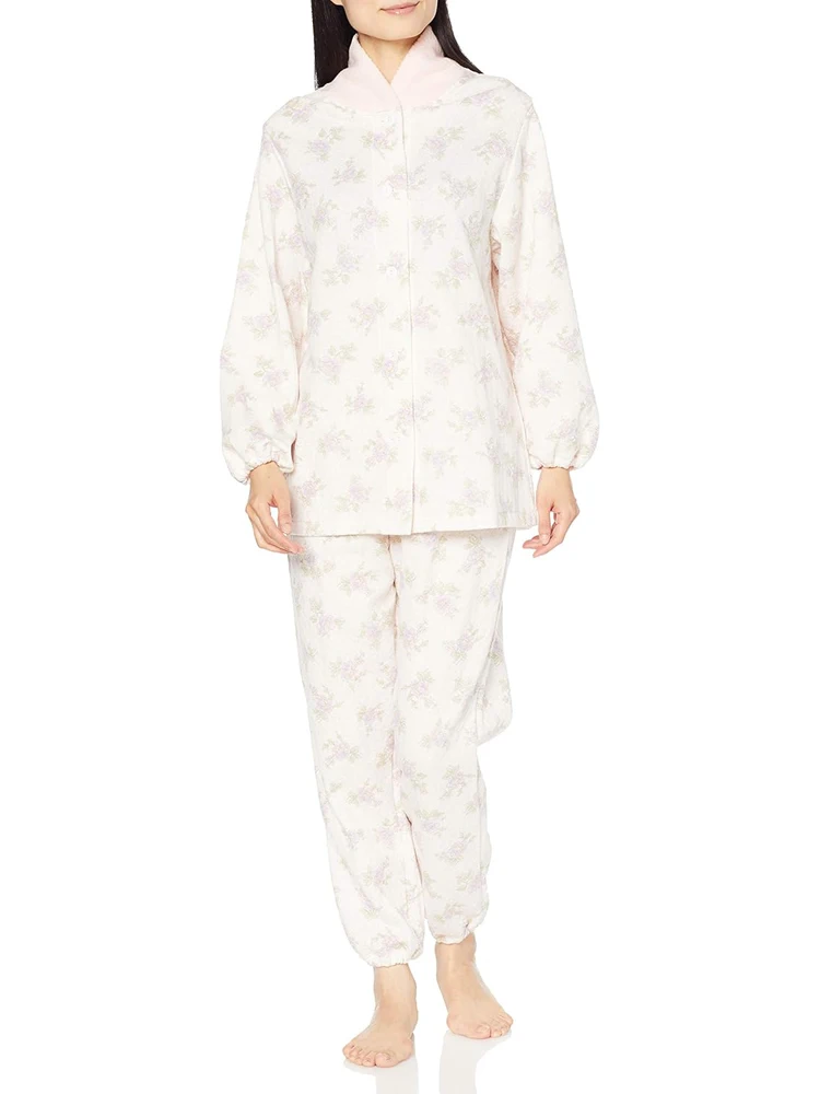 

Autumn Winter Kawaii Cartoon Pajama Sets Women Pyjamas Plaid Flannel Loung Sleepwear Girl Pijama Mujer Night Suits Homewear PJ