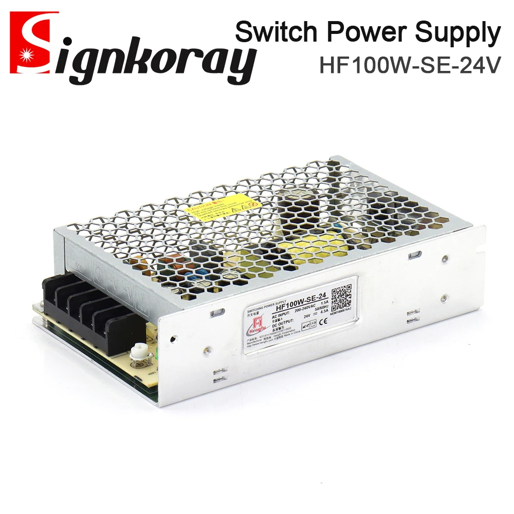 Fonte de Alimentação do Interruptor Signkoray Saída Única para Controle Industrial e Tela de Exibição Hf100w-se24 dc 24v 4.5a 100w 5v48v