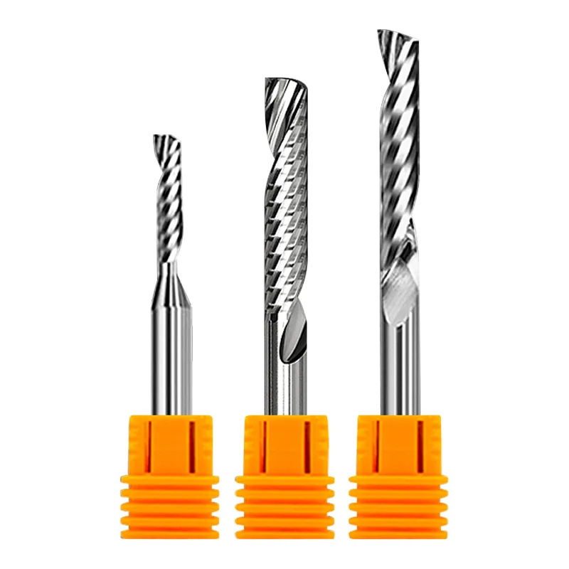 10 Frese In Carburo Di Tungsteno Per CNC - Diametro 0.5mm Per PCB, Acciaio E Plastica - Foto 2