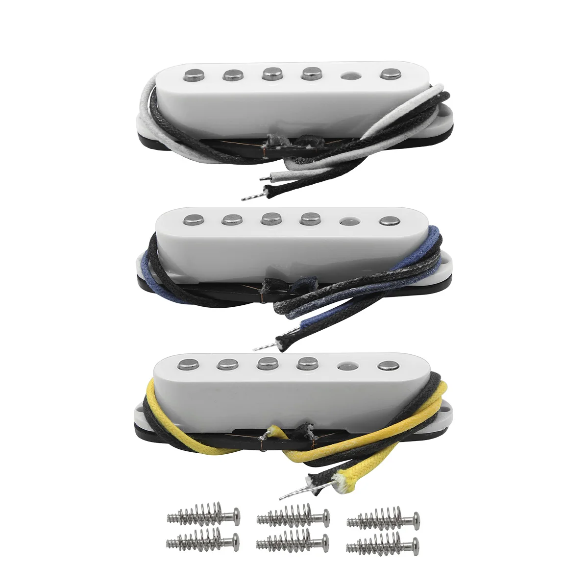 Three vintage Alnico 5 pickups, interlaced guitar single-coil