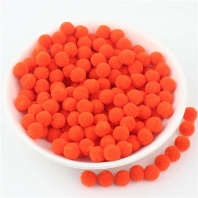 Wholesale 8mm Soft Fur Pompoms for Arts, Crafts, and Home Décor