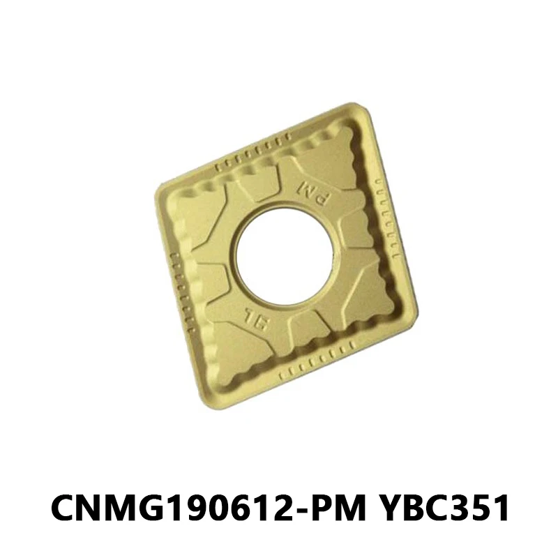 

Original CNMG190612-PM YBC351 Turning Inserts for Steel Rough Machining CVD Coated High Toughness Wear Resistance CNMG 190612