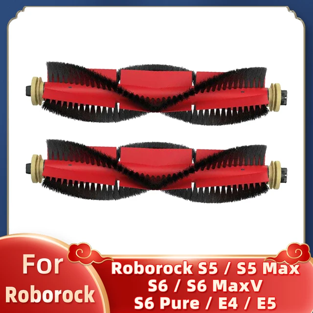 For Xiaomi Mi Robot Vacuum Cleaner 1 / 1S SDJQR01RR SDJQR02RR SDJQR03RR Roborock S502-00 S5 Max S6 Main Side Brush Hepa Filter 2 Detachable Brush