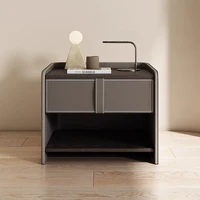 Avec rangement tables de chevet modernes minimaliste avec tiroirs chambre Design tables de chevet italien classique Criado Mudo meubles de maison 1
