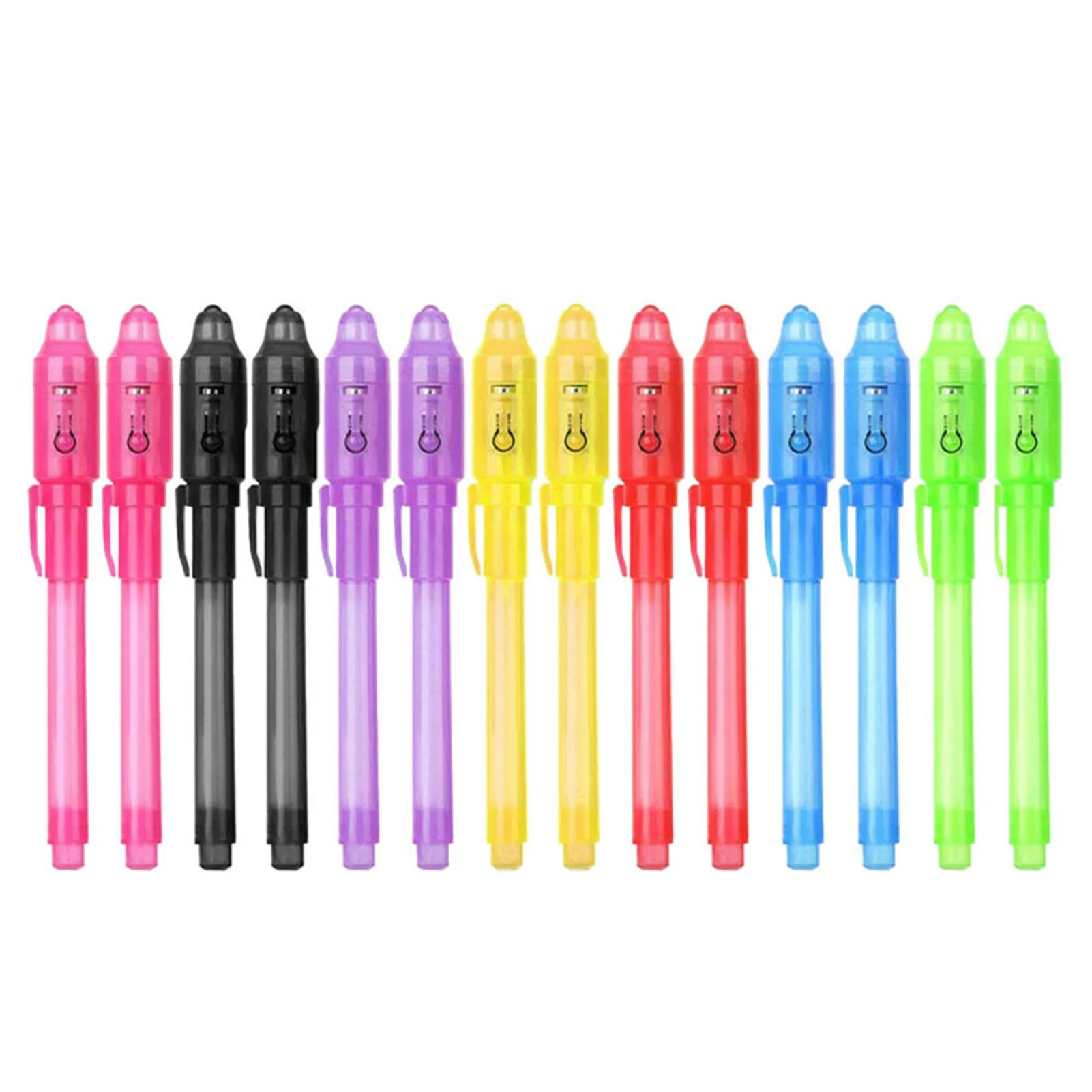 보이지 않는 LED UV 라이트 펜, 편안한 그립, 부드러운 쓰기 문구 도구, 학생 쓰기