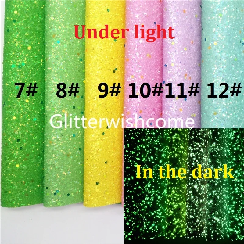 Matt Grit Glitter PU Leather Synthetic Leather Glitter Fabric