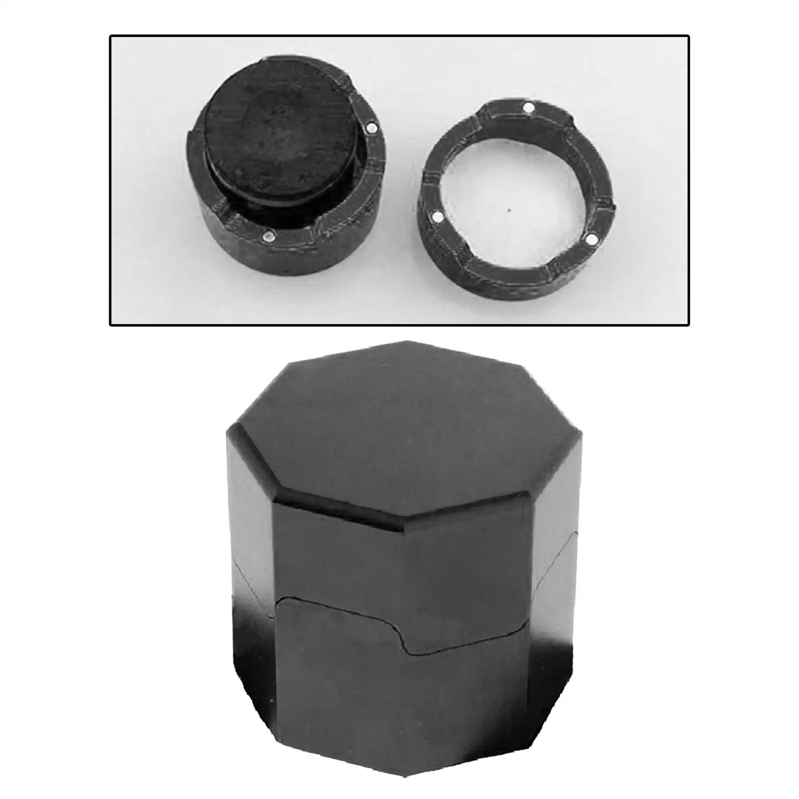 Octagonal Chalk Holder Pool Snooker Storage Case ARGOB SPORTS GEAR