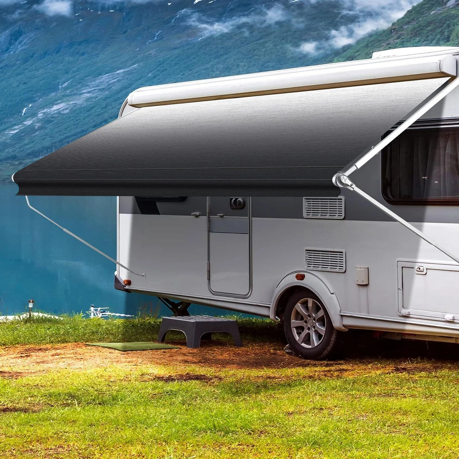 

Сменная прочная виниловая ткань для тента RV, 4 слоя, 18 унций