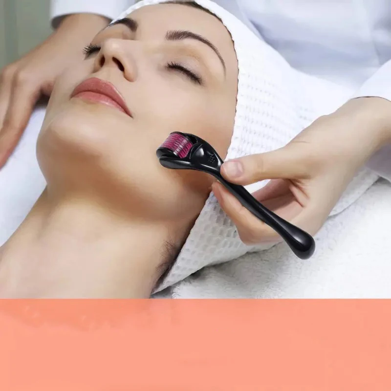 Professional Microneedle Roller 0.25mm 540 Titanium Microneedle Facial Skincare Beauty Massage Micro Grinding Tool