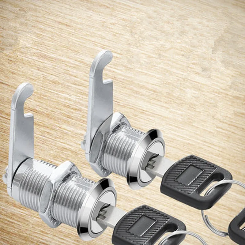 Drawer Lock with 2 Keys Cam Lock for Mailbox Drawer Door Office Desk Cupboard Locker