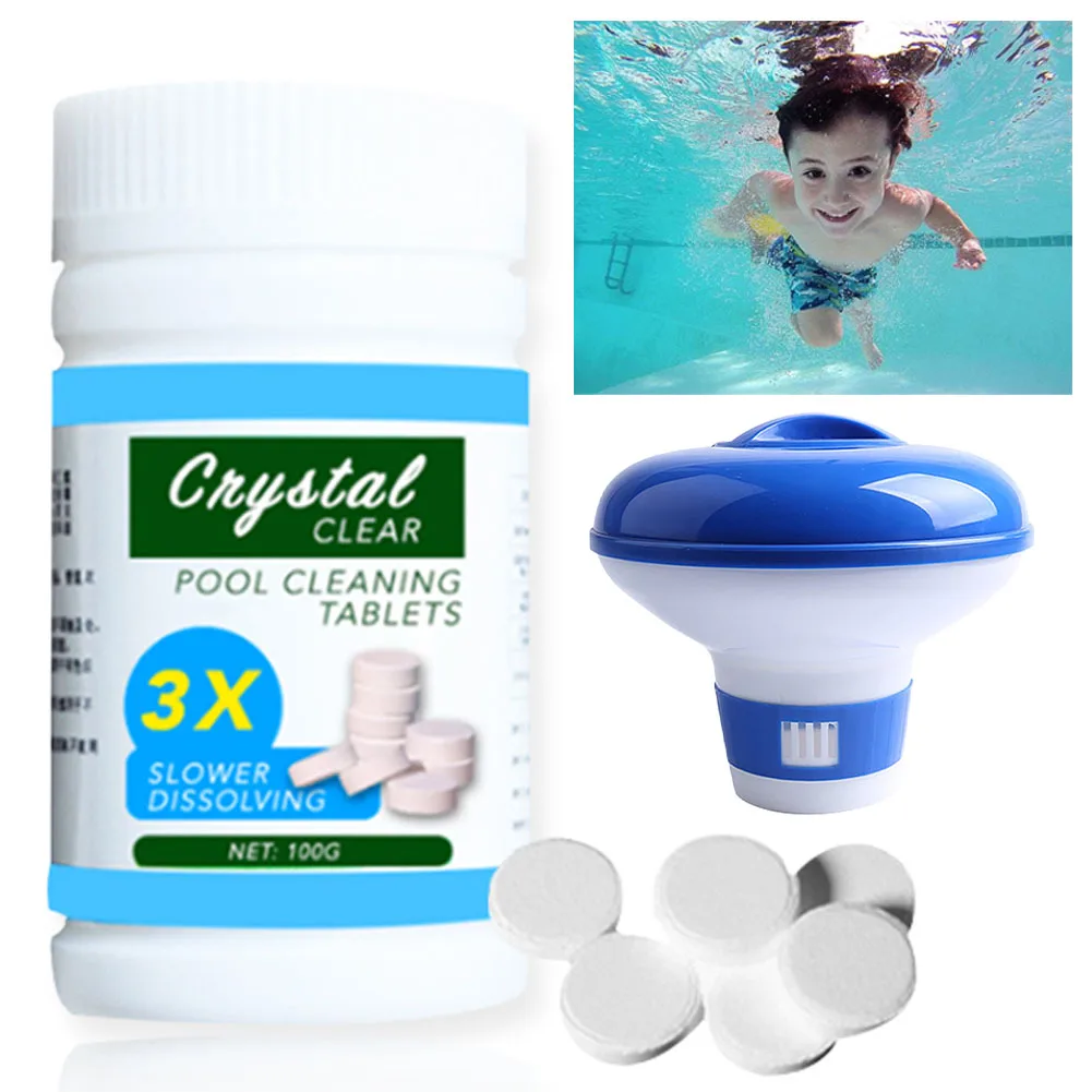 Pool-Chlorine-Tablet-Automatic-Dispenser-Swimming-Pool-Cleaning-Pill ...