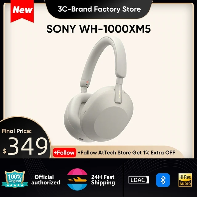 Sony New Headphonessony Wh-1000xm5 Wireless Noise-canceling Headphones  With Mic