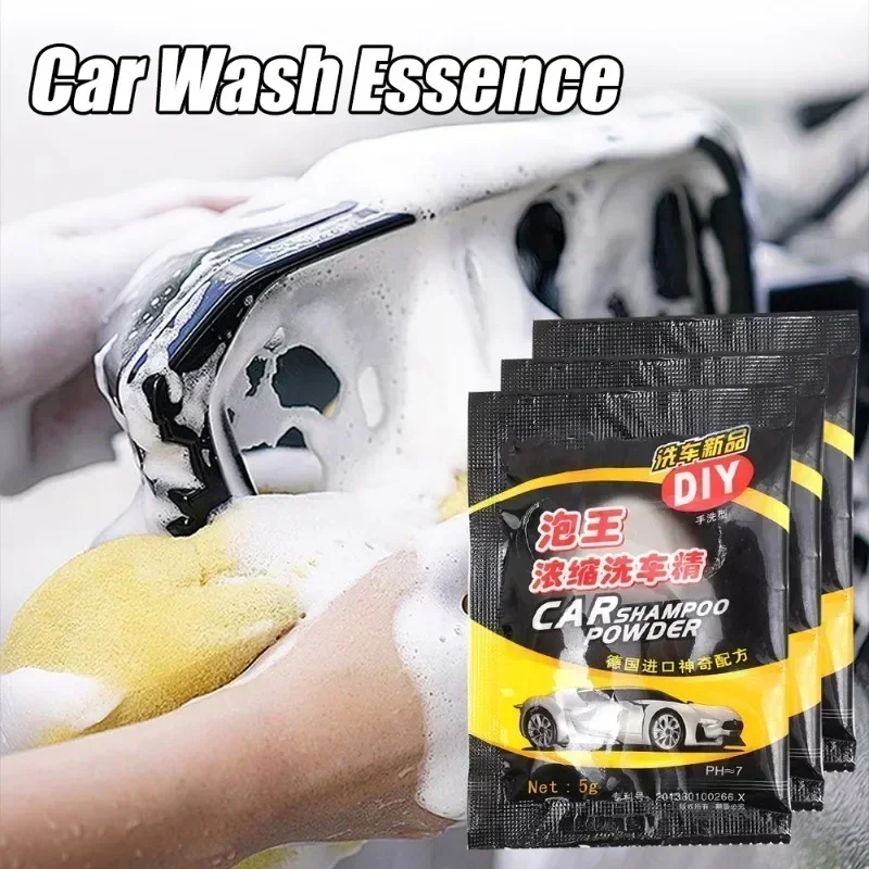 Car Wash Powder 1-50PCS Car Cleaning Shampoo Cars Paint Care Coating Cleaning Cars Soap Powder Foam Windshield Wash Accessories