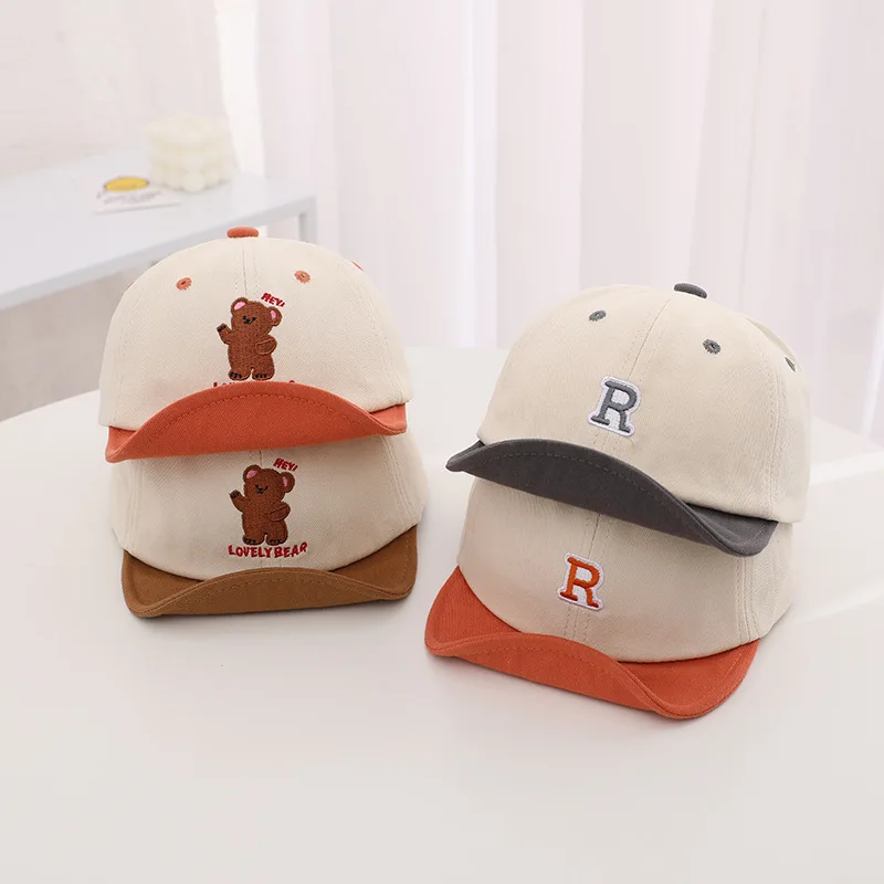 Soft Brim Baby Cap Hat Solid Color 