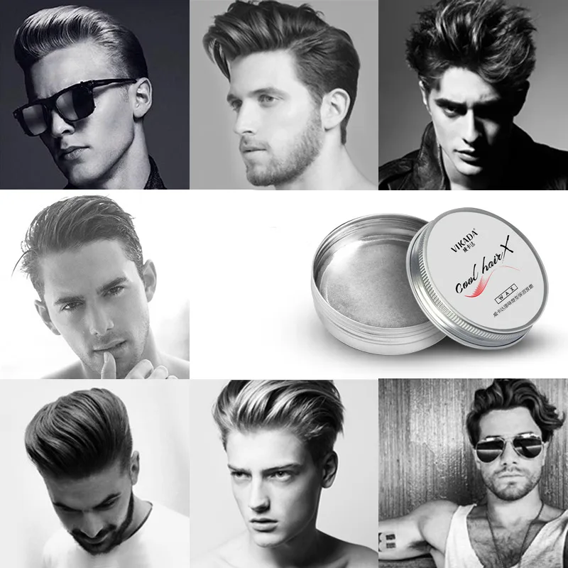 Hair Clay Strong Hold Matte Hair Styling Wax Men Hair Styling Mud Non Greasy Styling Daily Clay High Strong Creme Para Cabelos 4