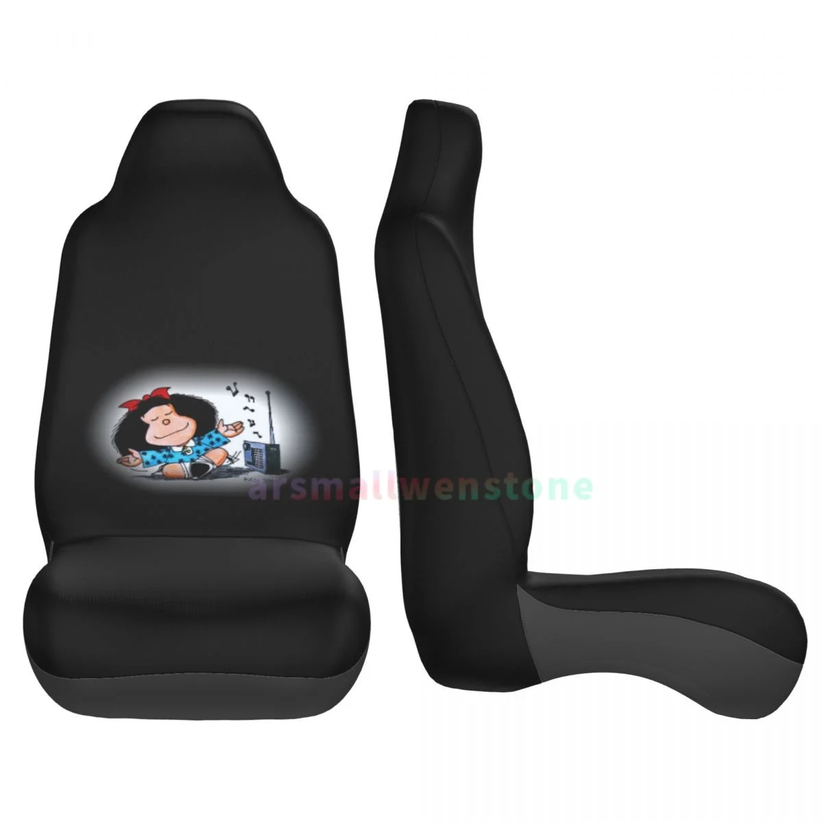 Mafalda 카시트 커버 시트 커버, 오염 방지, 편리한 보호 커버, 독특한 스타일, 2 개