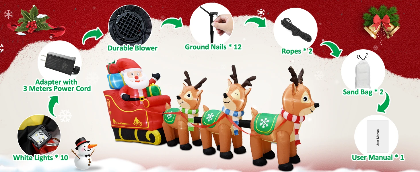 Christmas Blow Up Yard Decorations