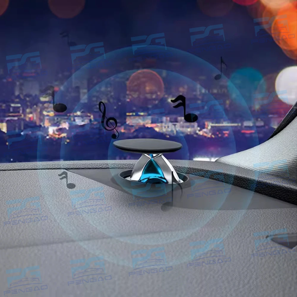 리프팅 트위터 스피커 32 색 LED 아우디 A4 A5 A6 A7 Q5 Q7 Q8 B9 C8 전기 트레블 혼 세련된 자동차 악기 장식