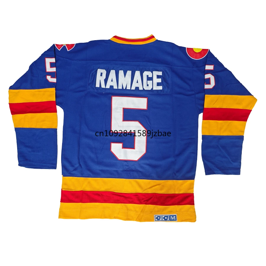 Rene Robert Jersey America Colorado 레트로 아이스 하키 저지, 9 Lanny McDonald Jersey 5 Rob Ramage Jersey All Stitched Us M-3XL