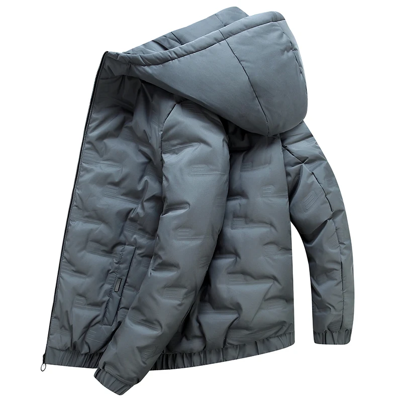 Short Down Jackets White Duck Down Light Men's Cold Coat for Winter New Hooded Thin Large Size Men's Coats Original High Quality