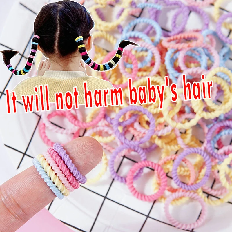 2000 PCS Mini Small Rubber Bands for Hair, Tiny Colorful Hair Elastics,  Hair Rubber Bands for Girls Toddler Kids Baby, Premium Elastic Hair Ties  with