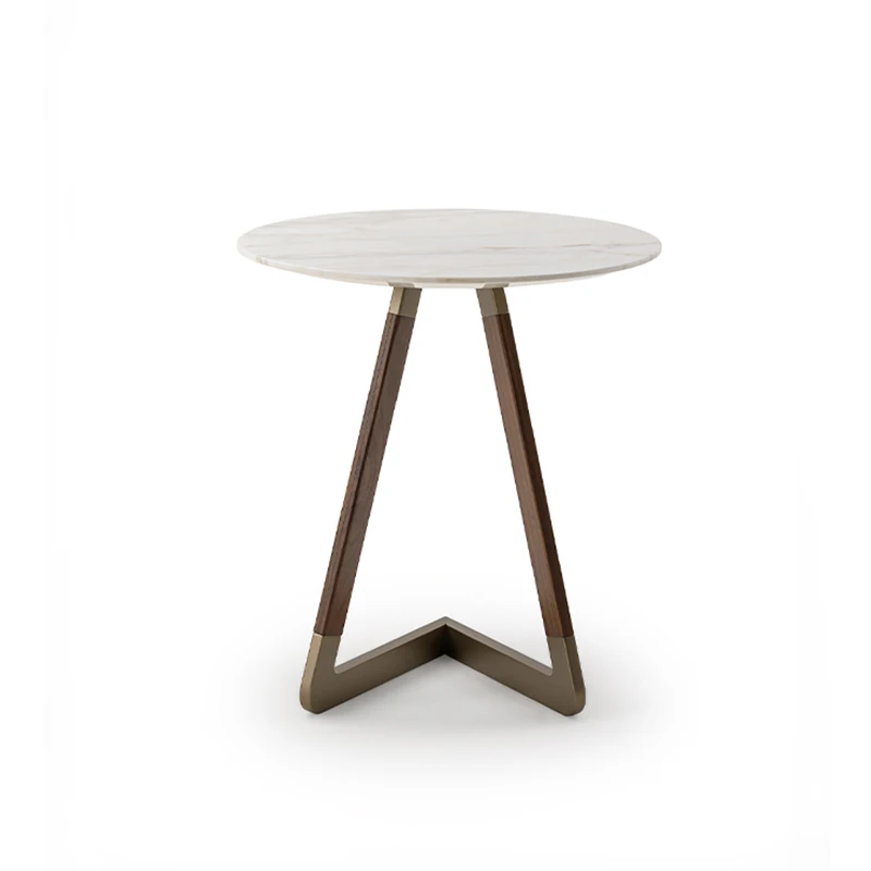 

YY Side Table Stainless Steel Small round Side Table Modern Light Luxury Sofa Side Table Corner Table