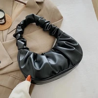 Sacs à main plissés pour femmes, sacs nuage en PU, sac à ati elles de loisirs, sacs initiés au shopping, sac à main boulette, sacs à main féminins, mode 4