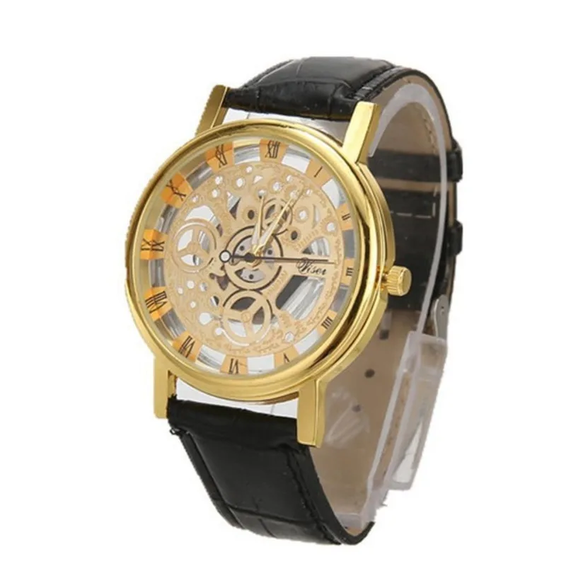 

Quartz Watches Lovers Hollow Out Roman Numerals Three Pointer Fashion Casual Casual Men And Women Universal Lovers Watch